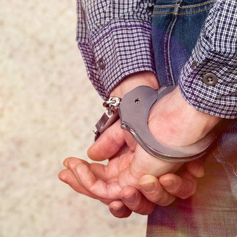 arrested for stealing